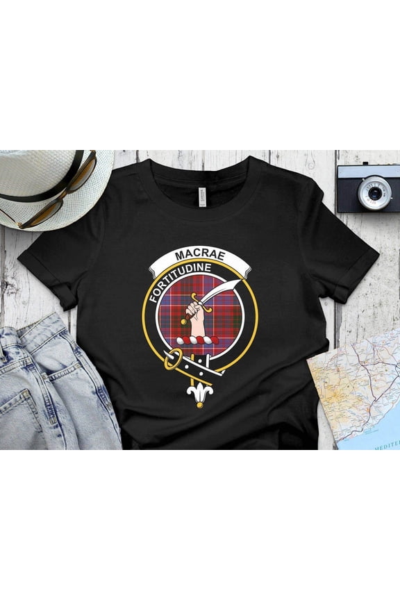 Clan MacRae Crest Tartan T-Shirt – Scottish Apparel