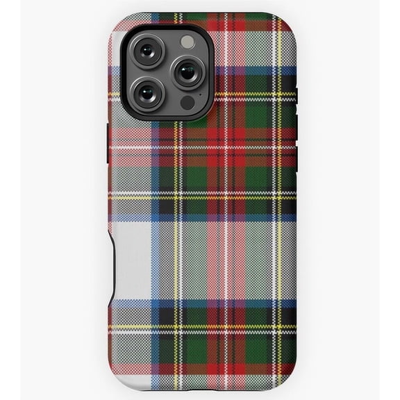 Clan Stewart Dress Tartan Plaid Case for iPhone 17 16 15 14 13 12 11 Pro Max