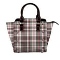 thumbnail image 1 of Clan Stewart Dress Tartan Plaid Pattern Tartan Rivet Fashion One-Shoulder Women's Handbag Tote Bag, 1 of 6