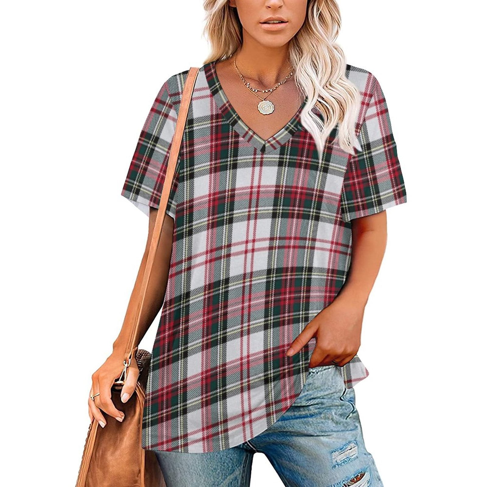 Stewart Dress Tartan T-Shirt main image 0