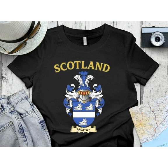Clan Warner Scotland Crest Graphic Design Clan Warner T-Shirt