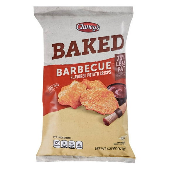 Clancy's Barbecue Baked Potato Crisps, 6.25 oz