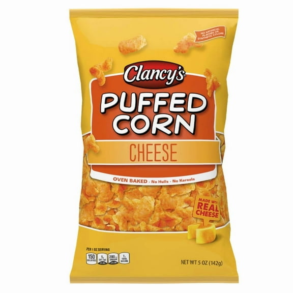2PK - Clancy's Cheese Puffed Corn, 5 oz