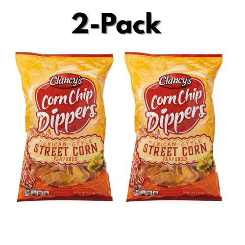 Clancy's Corn Chip Dippers Mexican-Style Street Corn Flavored 2-Pack 9.25 oz