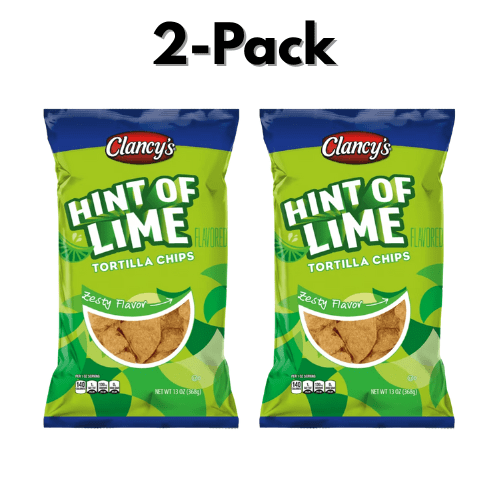 Clancy's Hint of Lime Tortilla Chips, 2-Pack, 13 oz