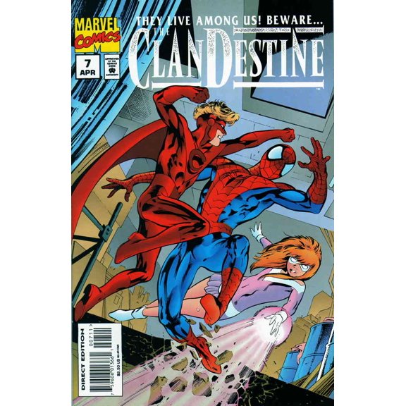 Clandestine #7 VF ; Marvel Comic Book
