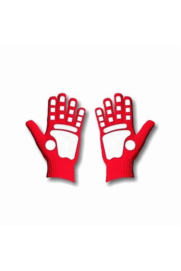 Clap-Enhancing Gloves  Red - Small-Medium