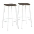 thumbnail image 1 of Clara 30 in. Square Backless Bar Stool - Set of 2, 1 of 7