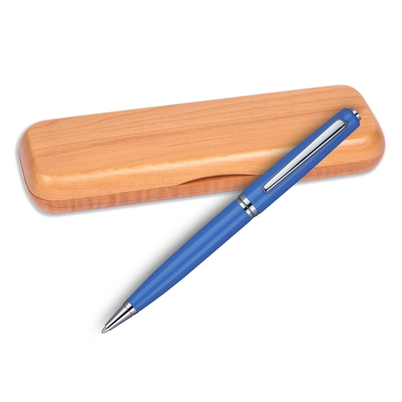 Clara Ball Pen - Blue with Single Gift Box Maple
