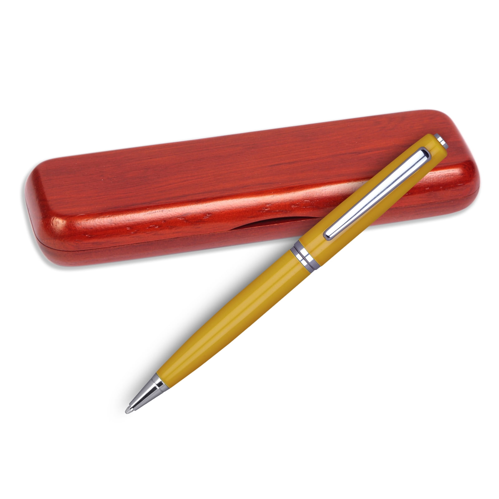 Clara Ball Pen - Yellow with Single Gift Box Rosewood