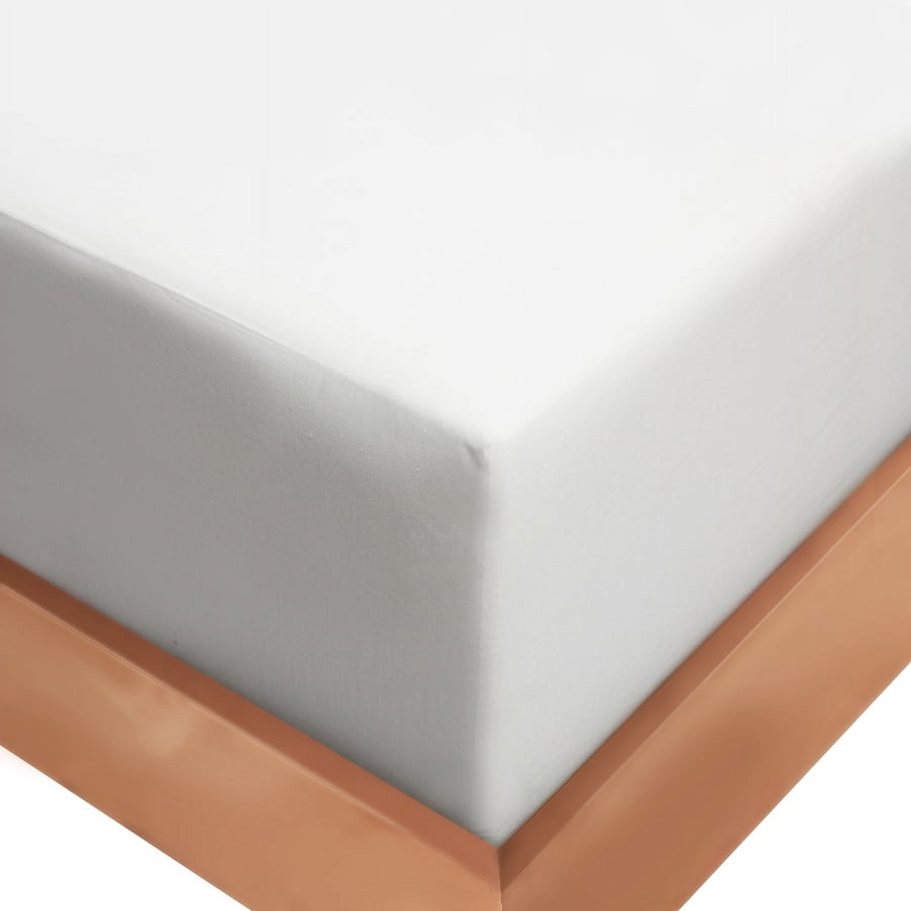 Clara Clark 18” – 21” Inch Deep Pocket Fitted Sheet&nbsp;for High Mattress –&nbsp;100% Soft Double Brushed Microfiber – Hypoallergenic, Queen - White