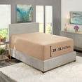 thumbnail image 1 of Clara Clark 1800 Microfiber Collection 18" - 21" Extra Deep Pocket Fitted Sheet, King Size, Taupe Sand, 1 of 8