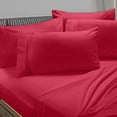 thumbnail image 1 of Clara Clark 5 Piece 1800 Microfiber Collection Bed Sheet Set, Deep Pockets Fitted Sheet, Twin, Hot Pink, 1 of 4
