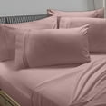 thumbnail image 1 of Clara Clark 6 Piece 1800 Microfiber Collection Bed Sheet Set, Deep Pockets Fitted Sheet, King, Taupe Sand, 1 of 4