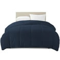 thumbnail image 1 of Clara Clark All Season Down Alternative Comforter, Twin, Navy Blue, Luxury Soft Duvet Insert, 1 of 5