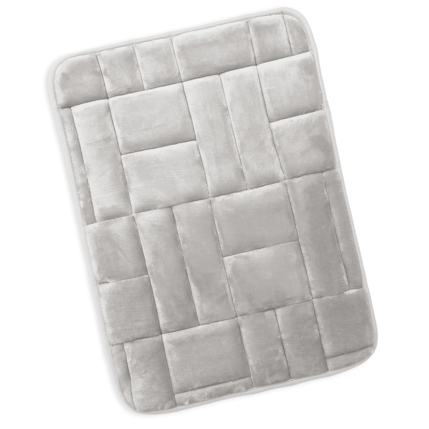 Clara Clark Bathroom Rugs, Velvet Memory Foam Bath Mat, Ultra Soft Non