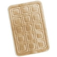 thumbnail image 1 of Clara Clark Bathroom Rugs, Velvet Memory Foam Bath Mat, Ultra Soft Non Slip and Absorbent - Waffled - Large - Beige, 1 of 6