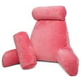 thumbnail image 1 of Clara Clark Bed Rest Reading Pillow with Arms and Pockets- Premium Memory Foam Pillow, Large, Pink, 1 of 7