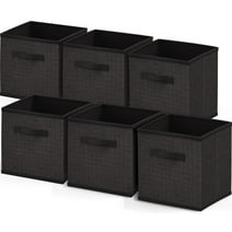 Clara Clark Cube Storage Bins, 11" Cube Storage Organizer, 6 Pack.