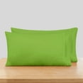 thumbnail image 1 of Clara Clark Pillow Cases Premier 1800 Microfiber Collection Pillow Case Set Of 2 Pieces, Standard Size, Garden Green, 1 of 7