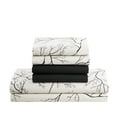 thumbnail image 1 of Clara Clark Printed Full Sheet Set - Shrinkage and Fade Resistant- 6 Piece Soft Deep Pocket Bed Sheets - 1 Fitted Sheet, 1 Flat Sheet, 2 Pillowcases and 2 Pillow Shams - Full, Branches, 1 of 4