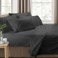 thumbnail image 1 of Clara Clark RV/Short Queen 6-Piece Bed Set for Campers - Deep Pocket Fitted Sheet Luxury Soft Microfiber, Gray, 1 of 6
