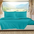 Clara Clark RV/Short Queen Size 4 Piece Bed Sheets Set for Campers