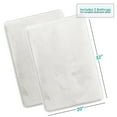 thumbnail image 1 of Clara Clark Set of 2 Absorbent Memory Foam Bath Mat Bathroom Rugs, 20x32 Inch Bath Rugs, White, 1 of 6