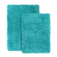 thumbnail image 1 of Clara Clark Set of 3 Absorbent Bath Mat Non-Slip Backing Rubber Bathroom Rugs, 17x24 & 20x32, White, 1 of 5