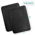 thumbnail image 1 of Clara Clark Solid Print Black Memory Foam Bath Rug Set, 17" x 24", Machine Washable (2 Count), 1 of 6