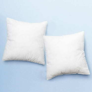 Clara Clark Throw Pillow Inserts Square Pillow Cushion, Decorative Pillow Insert, 18" x 18", Pack of 2