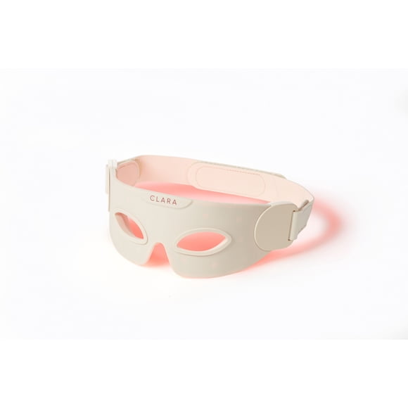 Clara Red Light Therapy Eye Mask, Silicone, Adjustable, Collagen Boosting Anti-Aging LED for Radiant Skin
