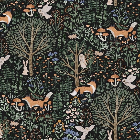 Clara Jean Folklore Forest Peel and Stick Wallpaper