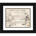 thumbnail image 1 of Clara Miller Burd 24x19 Black Ornate Framed Double Matted Museum Art Print Titled: Jo's Boys (1925), 1 of 5