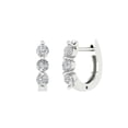 thumbnail image 1 of Clara Pucci 0.48Ct Clear Round Cut VVS1 Lever Back Hoop 14k Solid hypoallergenic Gold Designer Earrings For April, 1 of 7