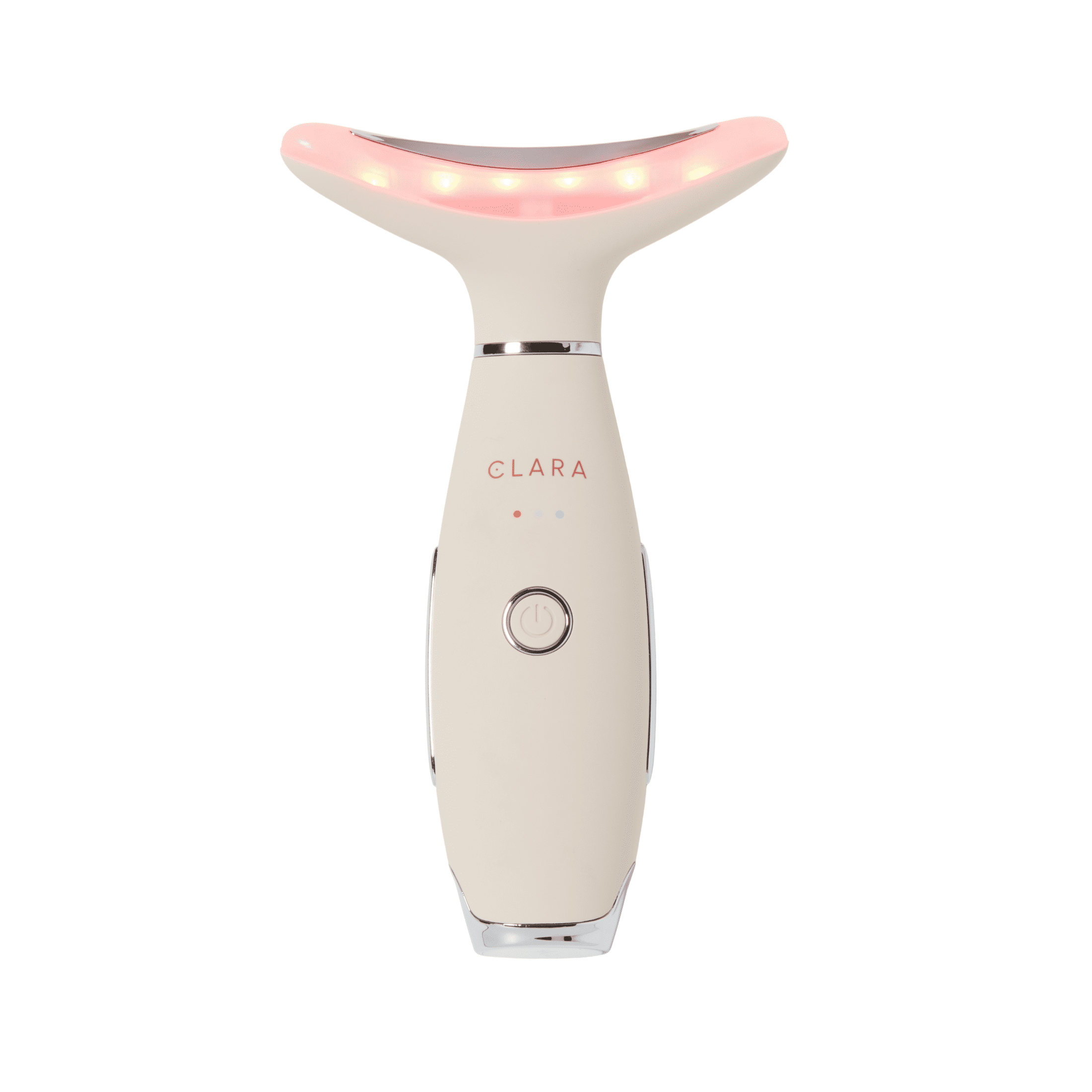 Clara Red Light Therapy Wand for Face and Neck, Collagen Booster, Anti-Aging, Heating, Sonic Vibration