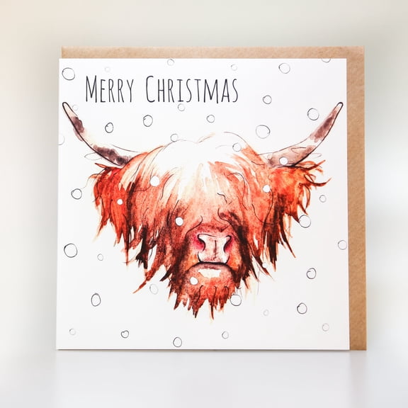 Clare Baird Card - Highland Cow