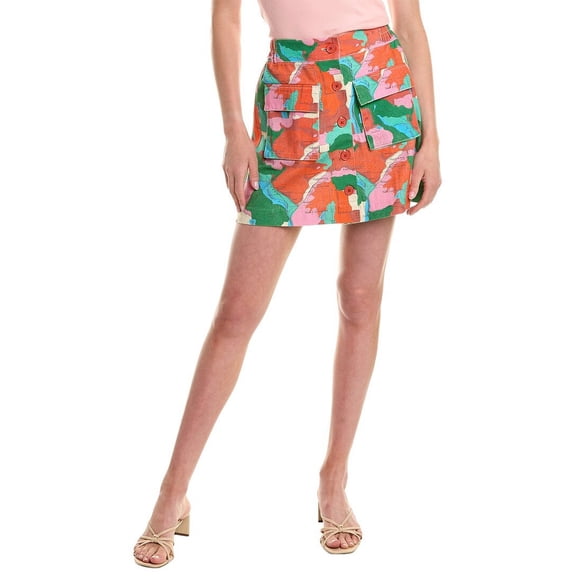 Clare V. womens  Ginette Mini Skirt, XL