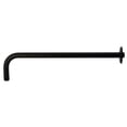 thumbnail image 1 of Claremont 17 in. Rain Drop Shower Arm, Matte Black, 1 of 1