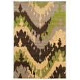 thumbnail image 1 of Claremont Aztec Brown/Green Rug, Multiple Sizes, 1 of 4