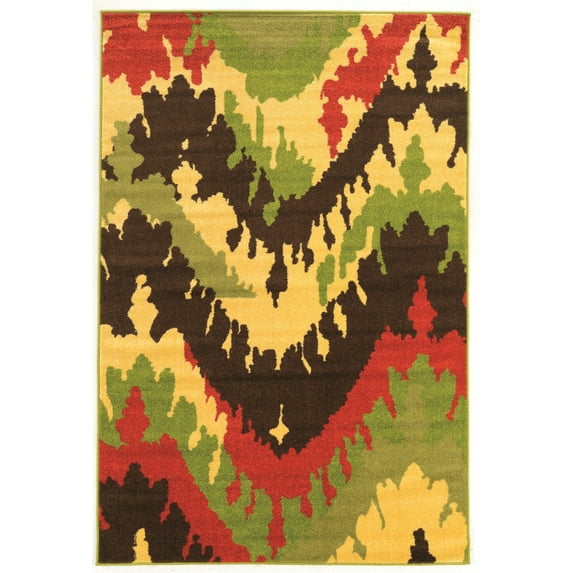 Claremont AztecTerra/Brown Rug, Multiple Sizes