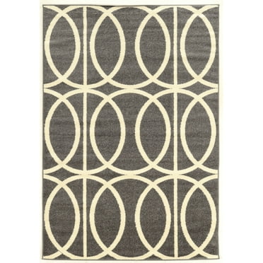Claremont Links Grey/Cream Rug, Multiple Sizes