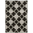 thumbnail image 1 of Claremont Quatrefoil Black/Grey Rug, Multiple Sizes, 1 of 3