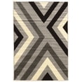 thumbnail image 1 of Claremont X's Black/Grey Rug, Multiple Sizes, 1 of 4