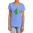 thumbnail image 1 of Clarence Freedom Cactus Women's T Shirt, Carolina Blue, 2X-Large, 1 of 6