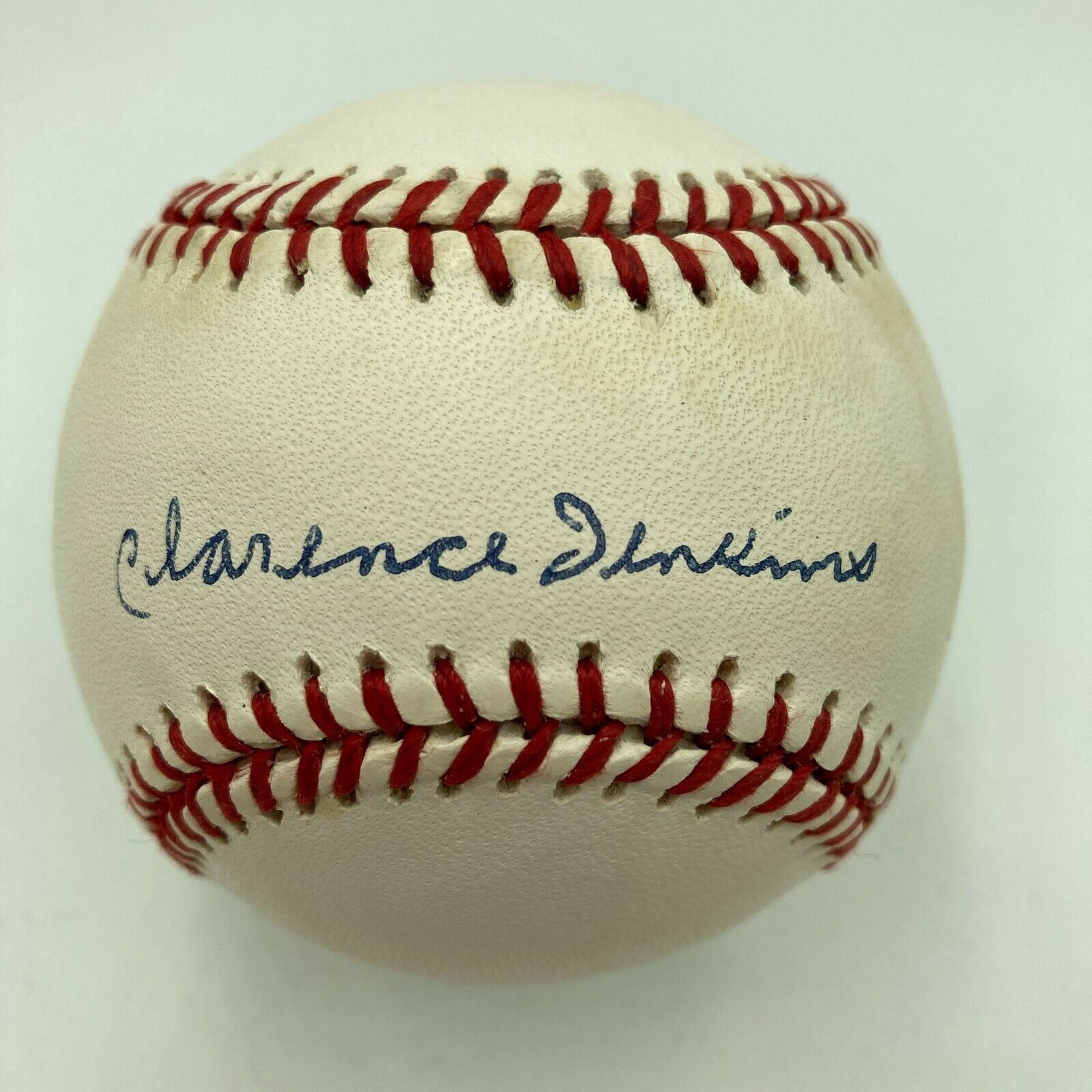 Clarence Jenkins Signed Official Major League Baseball Negro League