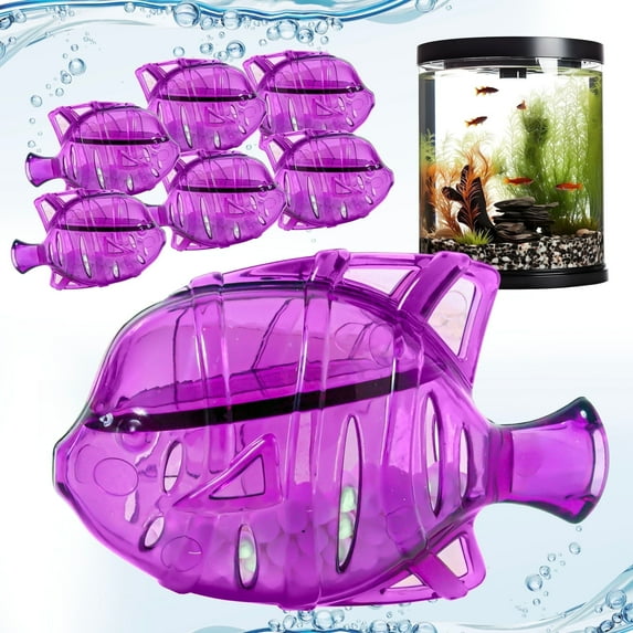 Clarence The Clarifier Fish | Aquarium Fresh & Saltwater Treatment Pack of 6