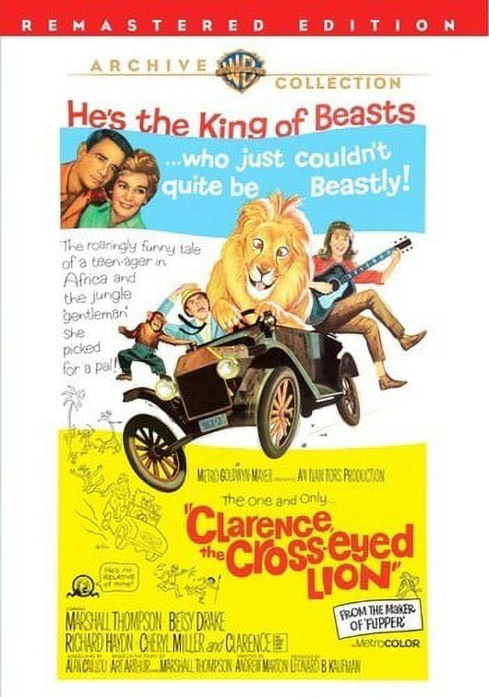 Clarence, The Cross-Eyed Lion (DVD), Warner Archives, Action