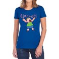 thumbnail image 1 of Clarence Whoo Women's T Shirt, Royal, Small, 1 of 6
