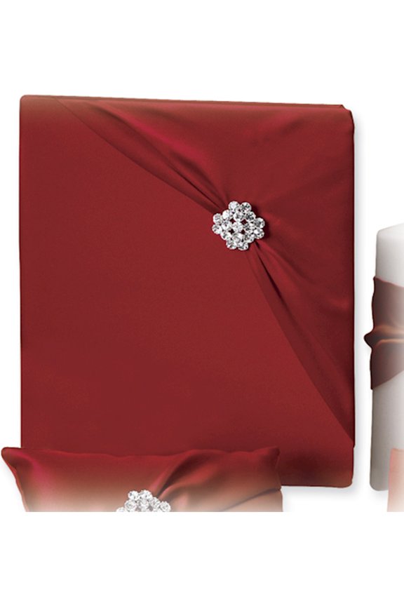 Claret Garbo (Holds 240 Signatures, 3 Ring Binder) Memory Book Designer Jewelry by Sweet Pea